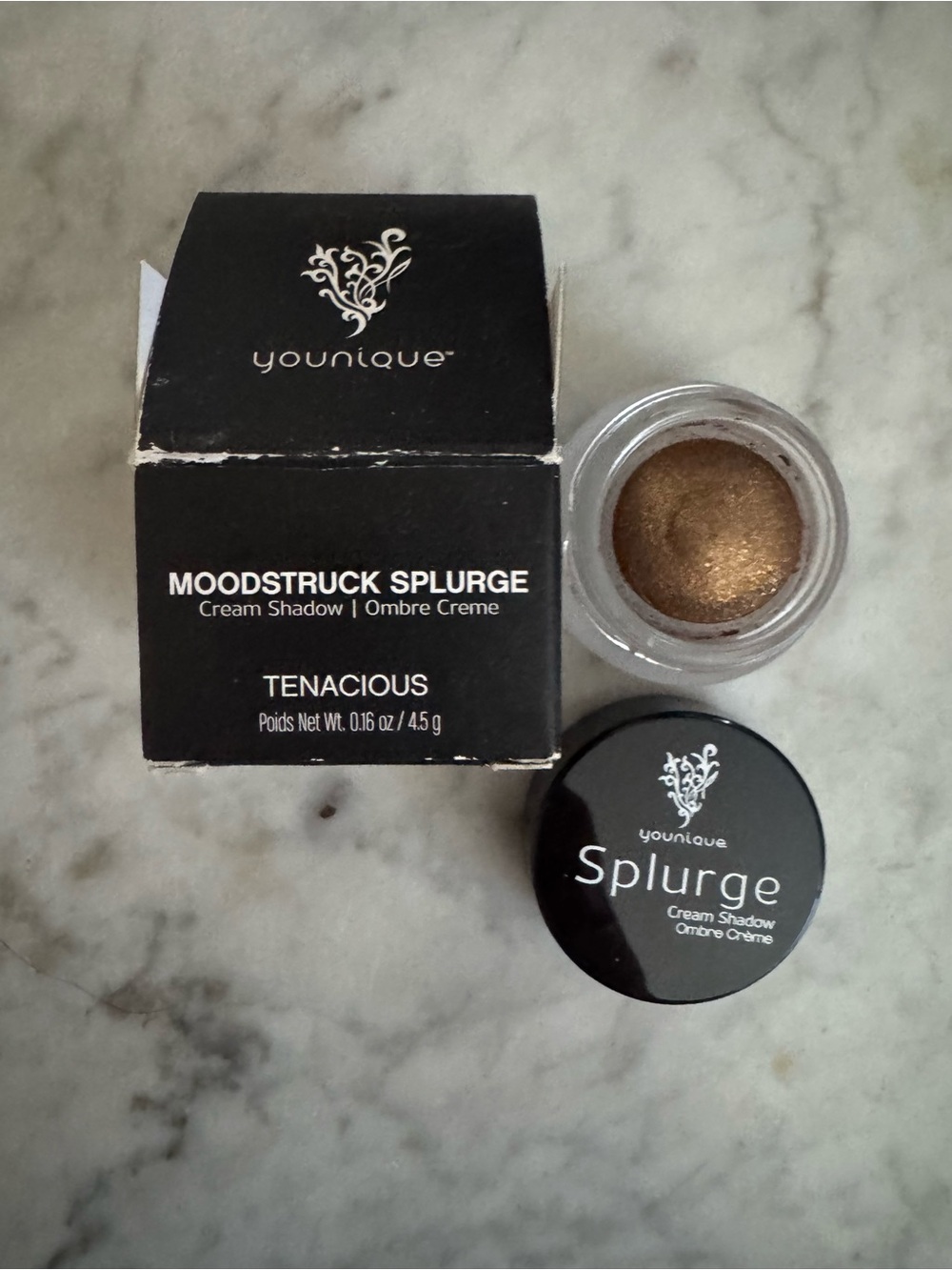 Younique Splurge Moodstruck Cream Shadow - Tenacious (Gold-Bronze)